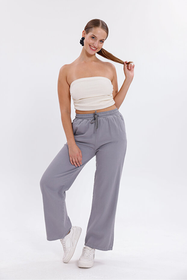 Women S High Waist Pants – Lightweight Texture Breathable Fabric, Comfort for 4 Seasons