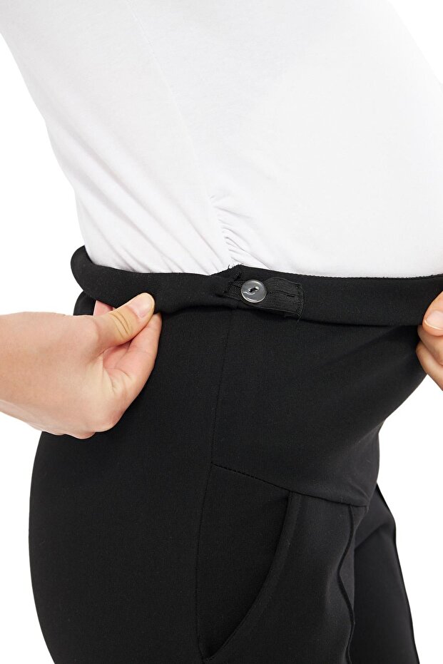 - Myra8155 - Ispanyol Paça Çelik Örme Hamile Pantolonu - 5