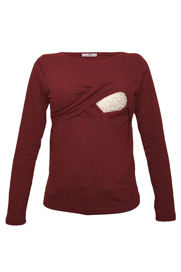 2701-2708 Cotton Long Sleeve Maternity Breastfeeding T-shirt