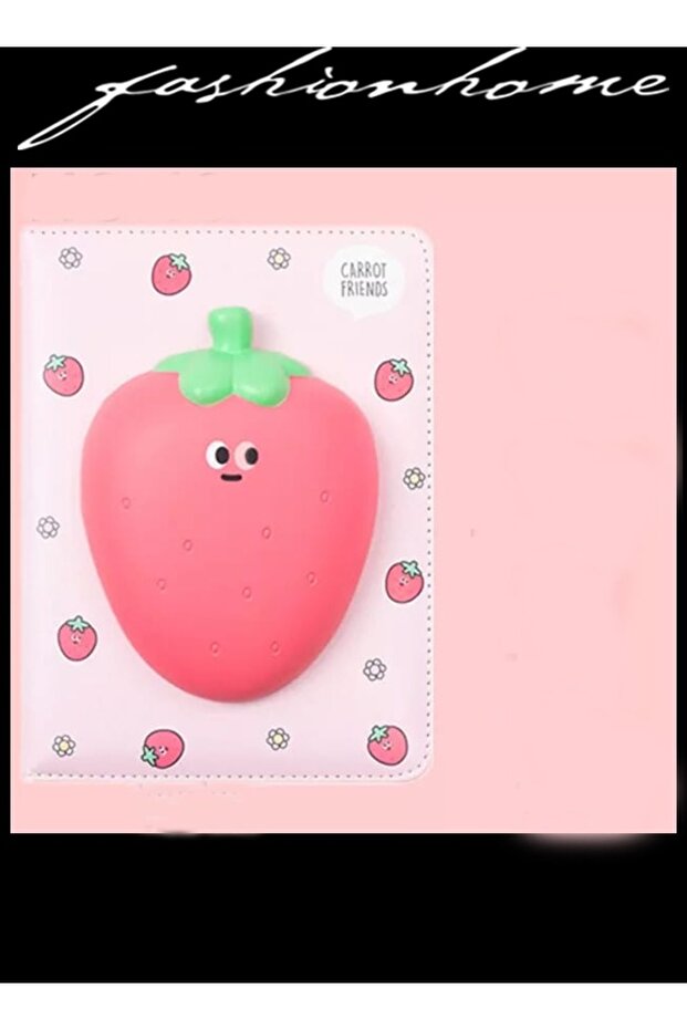 Cute Memory Sponge Strawberry Pattern Diary Notebook School Office Writing Drawing Notepad Perfect G - 2