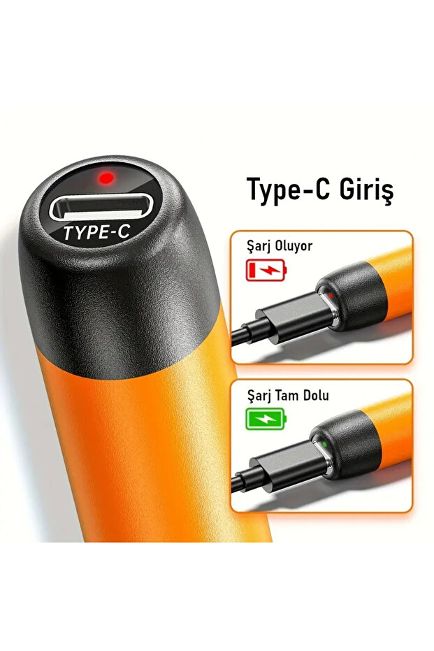 Şarjlı Dijital Ekranlı Havya Seti 420°C Ayarlanabilir Sıcaklık Type-C Hızlı Şarj - 6