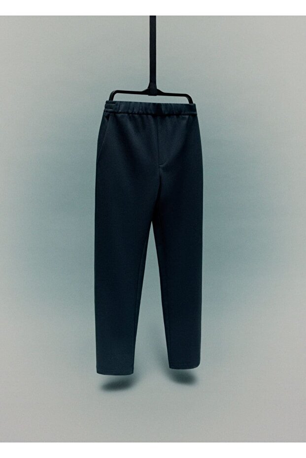Teknik kalıplı jogger pantolon - 8
