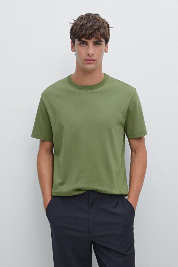 %100 pamuklu kısa kollu t-shirt - 2