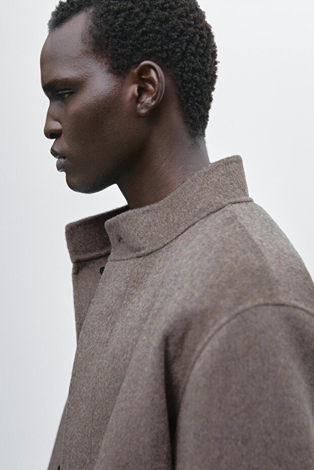 Yün karışımlı ceket - 4