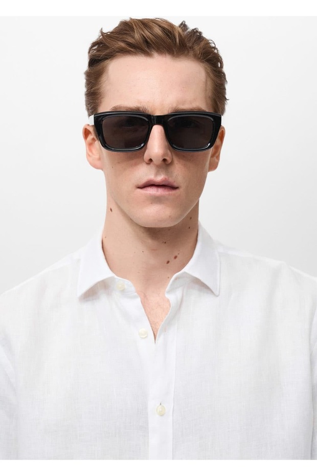 %100 keten gömlek - 6