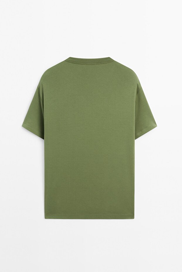 %100 pamuklu kısa kollu t-shirt - 8