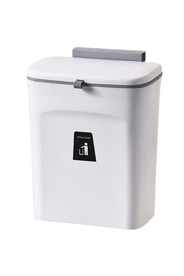 Multipurpose Use Bin Durable Mountable Indoor Compost Bucket 2.4 Gallon Kitchen Bin with Inner Bucke