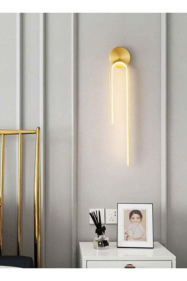 Modern Luxury Design U-Shape Left Side Wall Lamp