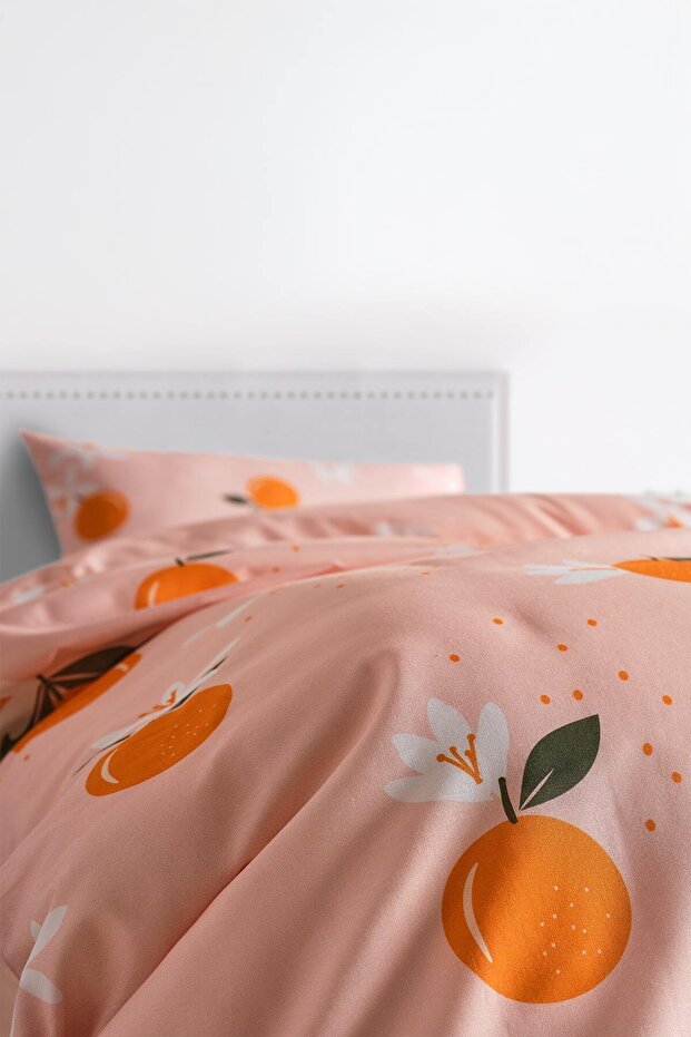 Ranforce Joyful Orange Nevresim Takımı Tek Kişilik - 6