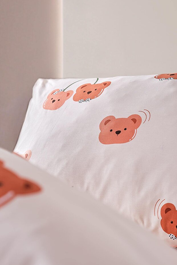 Ranforce Joyful Bearberry Nevresim Takımı Tek Kişilik - 7