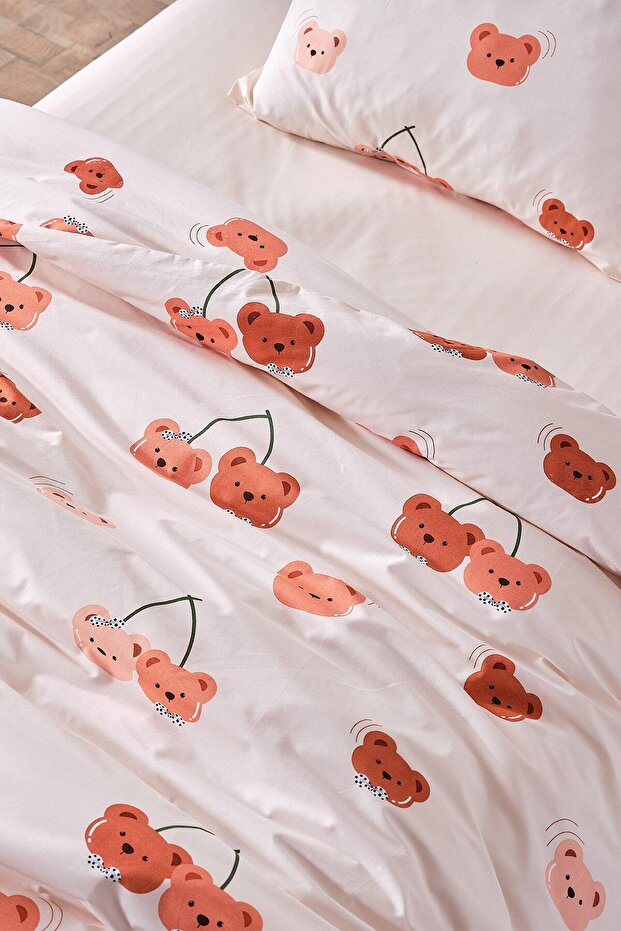 Ranforce Joyful Bearberry Nevresim Takımı Tek Kişilik - 3