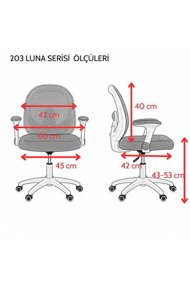 Luna Çocuk Çalışma Sandalyesi - 8