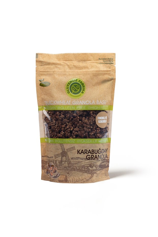 Hazelnut and Cocoa Oat & Buckwheat Granola 300 g (Gluten Free & Vegan)