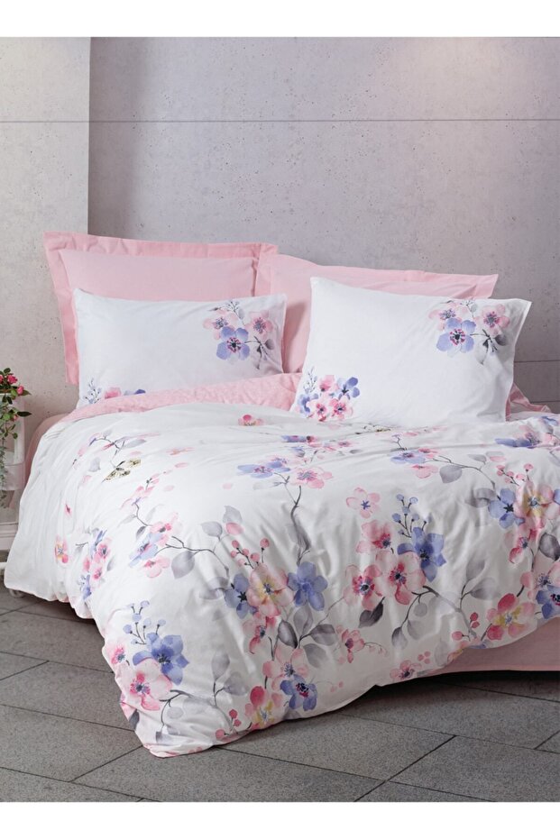 Modeline Tek Kişilik Nevresim Takımı Jayda Pembe - 1
