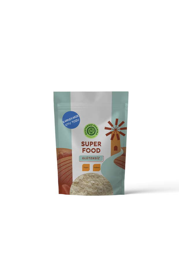 GLUTENSİZ FABRİKA Glütensiz Karnıyarık Otu Tozu 300 G (PSYLLİUM)