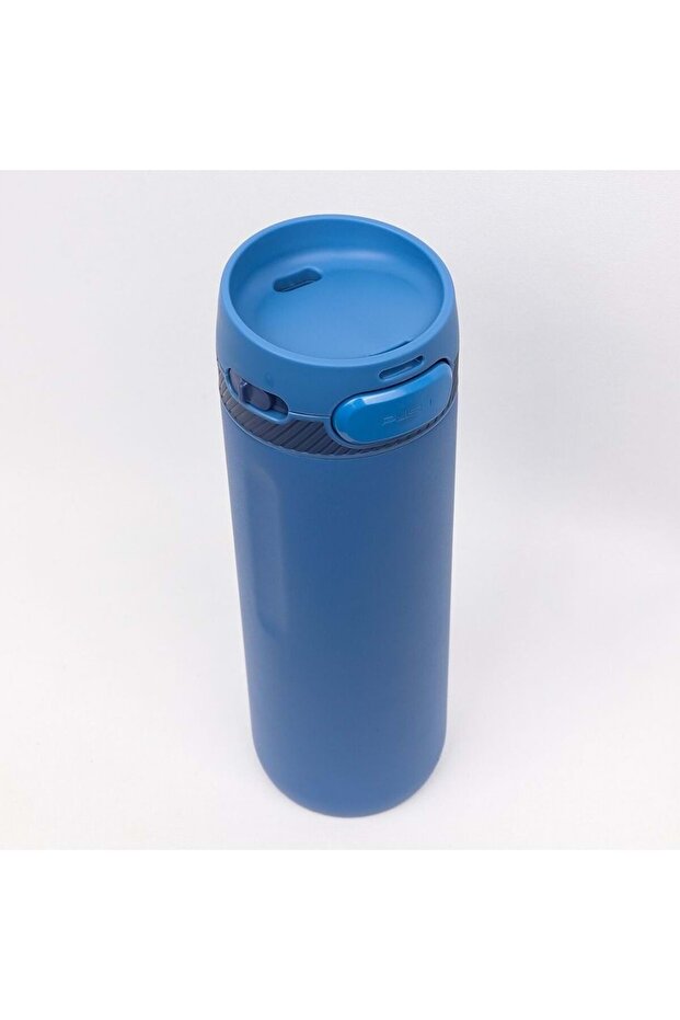 Squid Thermos 600ml Locking Lid Flask Dark Blue - 2