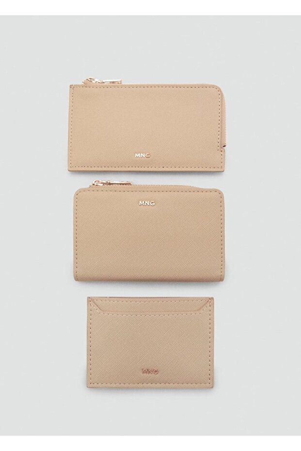 Saffiano görünümlü kapaklı cüzdan - 3