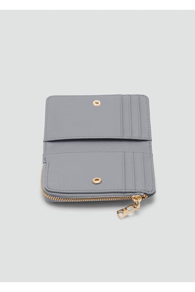 Saffiano görünümlü kapaklı cüzdan - 3