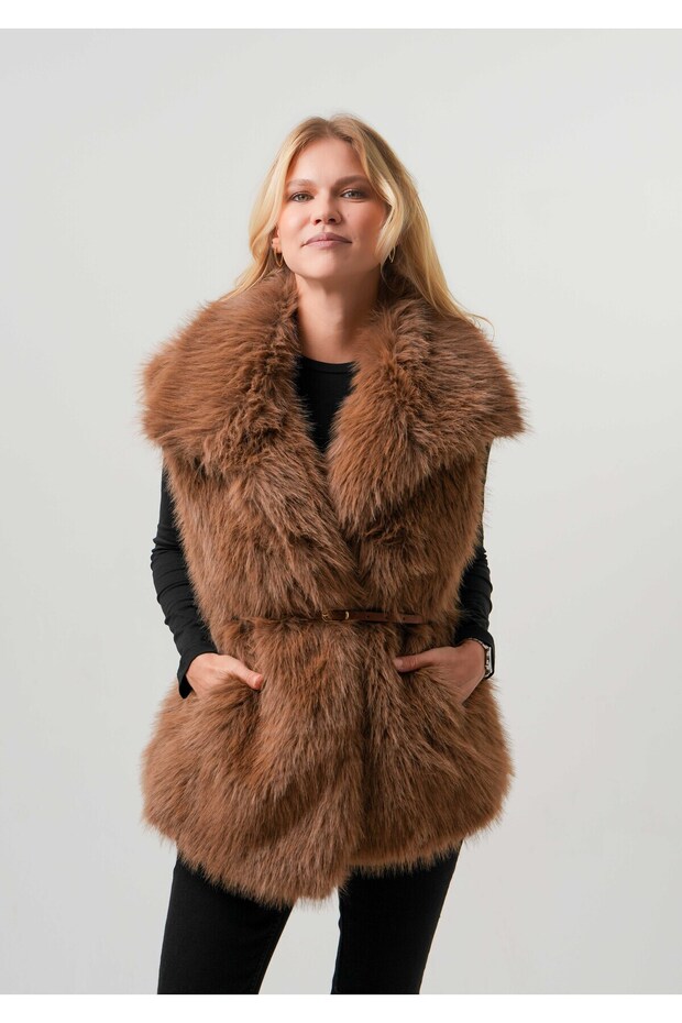 Women's Vest Women's Belted Vest