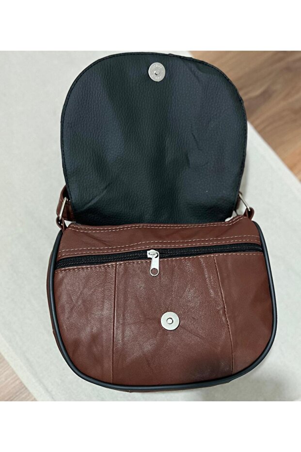TABA HAKİKİ DERİ MİNİ ÇANTA - 7