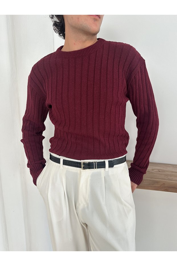 Men's Crew Neck Knitwear Sweater