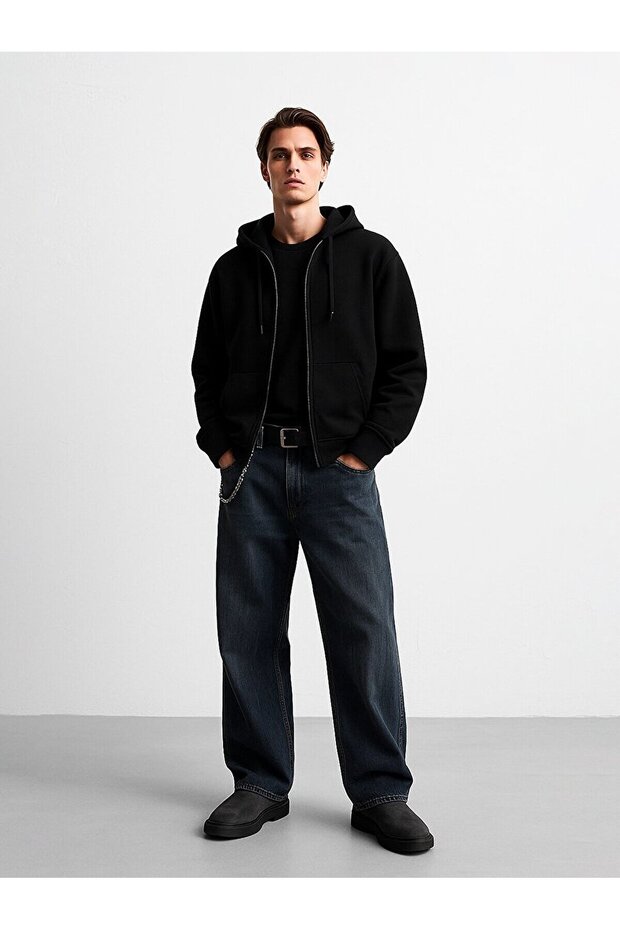 Siyah Sweatshırt - 1