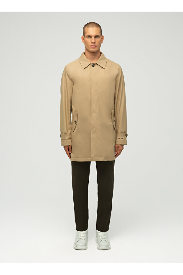 Bej Erkek Trençkot Marcus - 1