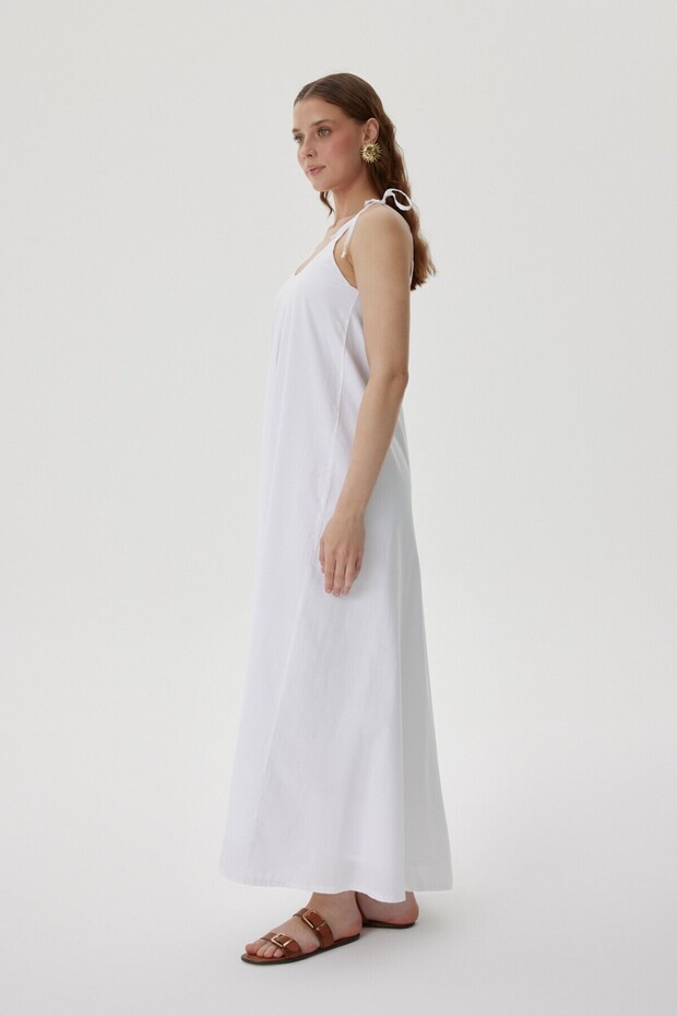 BELLA İP ASKILI ELBİSE - 6