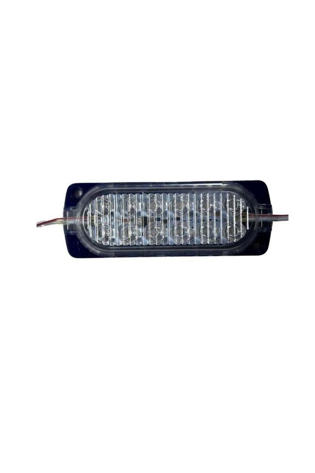 12 Volt Kırmızı-Mavi 2.4 Watt Animasyonlu Çakar Modül 12 Ledli - 1