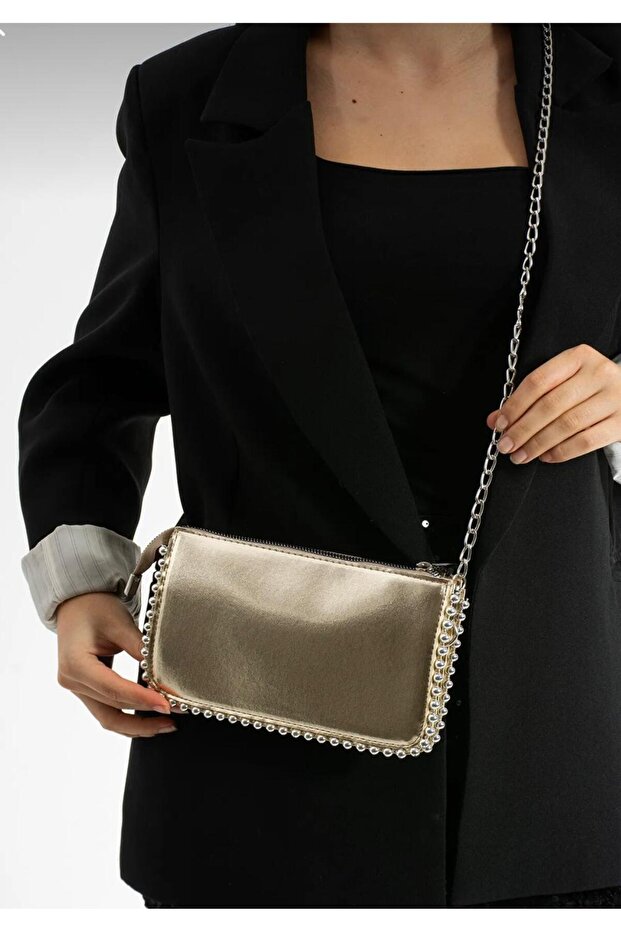Mini Beaded Bag Women's Handbag Crossbody Bag Arm Bag Mini Bag