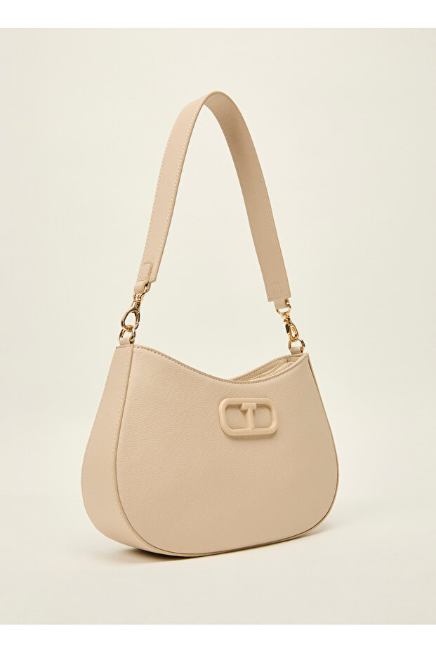 Dot Printed Leather Shoulder Bag - 2