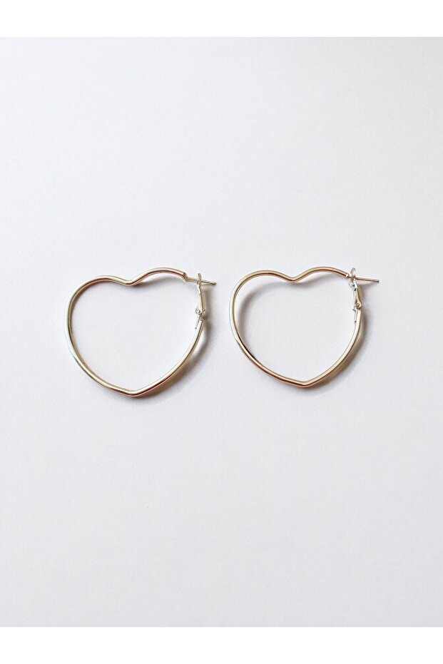 Klipsli Trend Kalp Küpe - 3