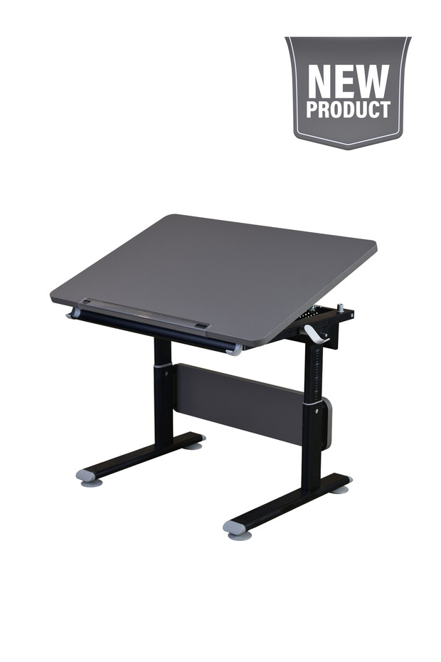 Mini Vega Simple Çalışma Masası, Yükseklik Ayarlı Çalışma Masası, Çocuk Ders Çalışma Masası Antrasit - 2