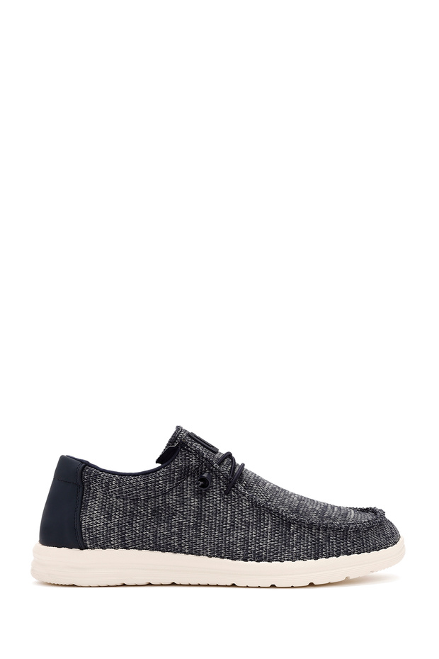 Zero Erkek Lacivert Kumaş Casual Ayakkabı 24SFD69396F - 1