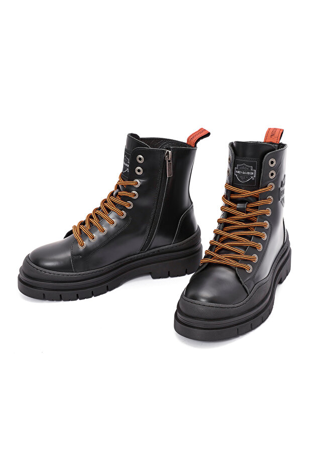 Alex Kadın Siyah Deri Bot - 3