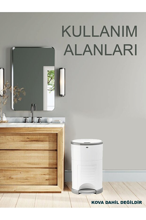 16 Lt Çöp Kutuları Ile Uyumlu 1000 Bebek Bezi Kapasiteli Bahar Çiçekleri Kokulu Yerli Çöp Poşeti - 3