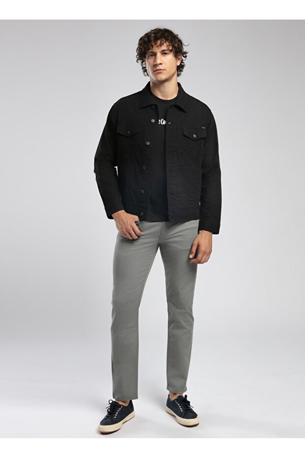 Regular Fit Black Men's Jacket 252 Lcm 231002 Puebla Nd Black