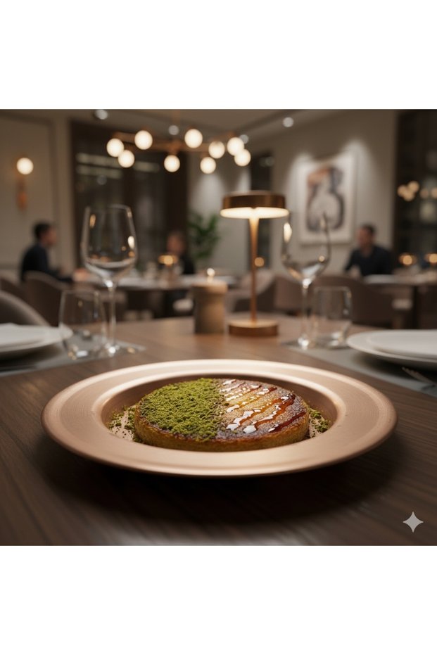 18 cm 300 Gr Handmade Copper Kunefe Tray – Suitable for Cooking and Serving