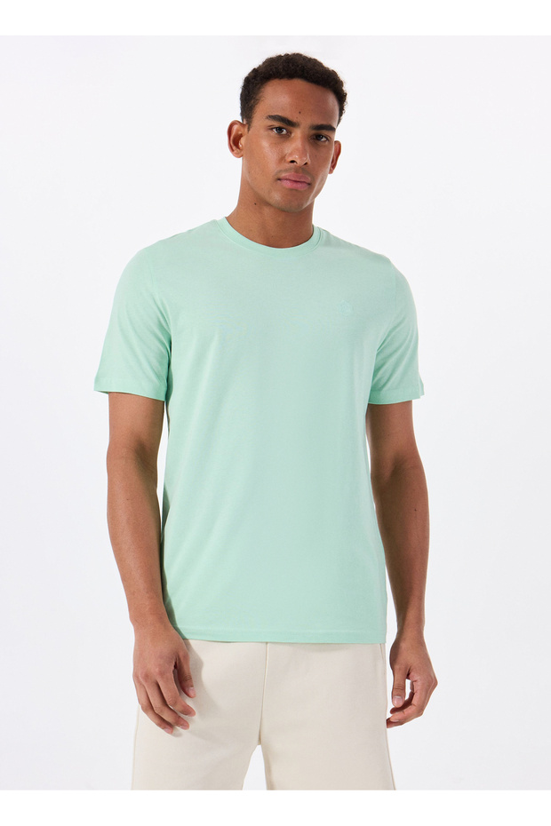 Mb Ct102 C Nk T-Sh 5Fx a Mınt Men's Short Sleeve T-Shirt