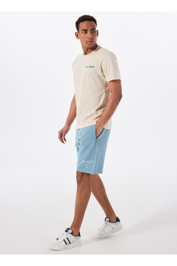 Çok Renkli Erkek Normal Bel Loose Fit Desenli Sweat Şort M5GD50KCPR1F7IK GO JOGGER SHORT - 1