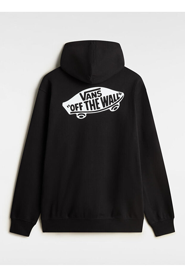 Vn000P51Y281-Style 76 Ii Loose ft P Black Hooded Collar Regular Plain Men's Sweatshirt - 2