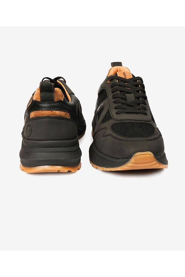 LAB Erkek Siyah Sneaker Ayakkabı 4K1SA20250 - 7