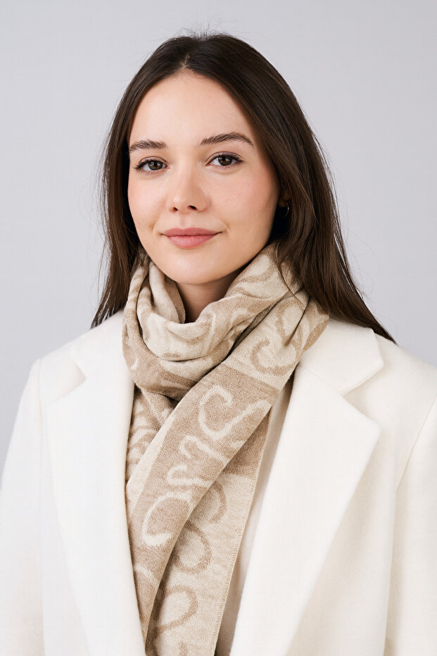 وشاح تريكو منقوشة - 2