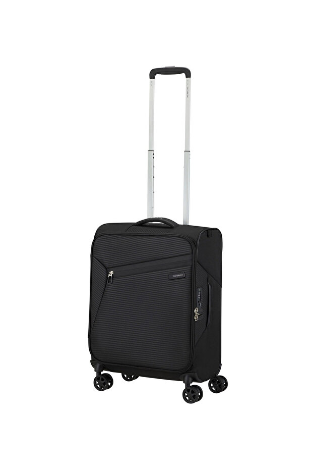 Siyah Çekçekli Kumaş Valiz LITEBEAM-SPINNER 55/20 - 7