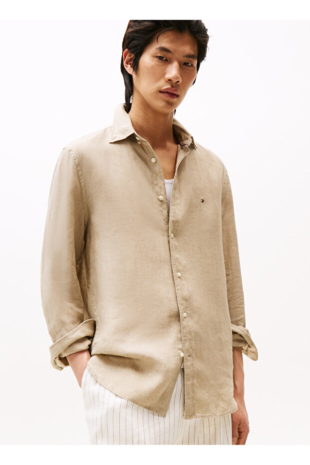 Koyu Haki Erkek Gömlek MW0MW34602RBT - 2