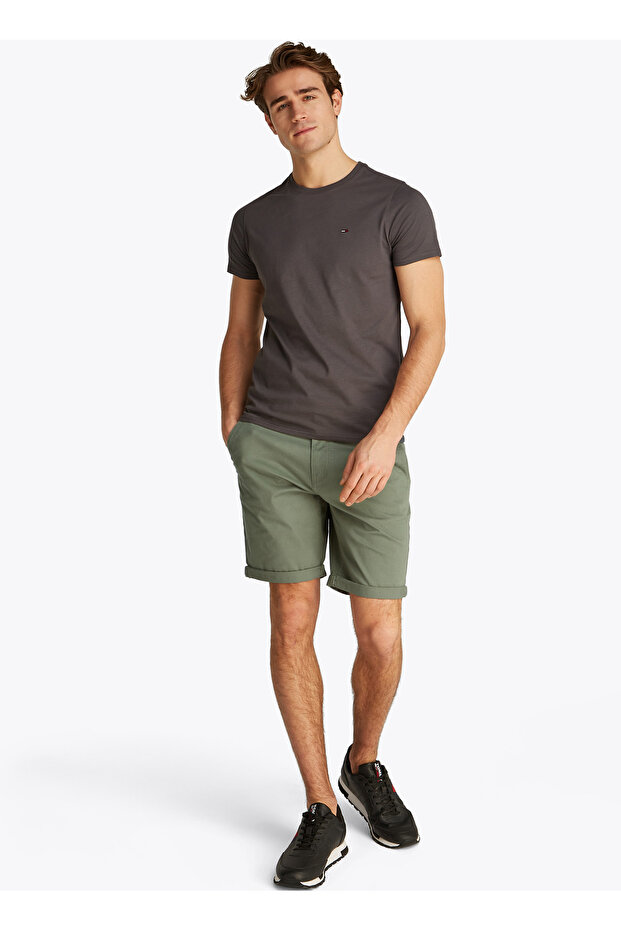 Denim Şort, 31, Yeşil - 1