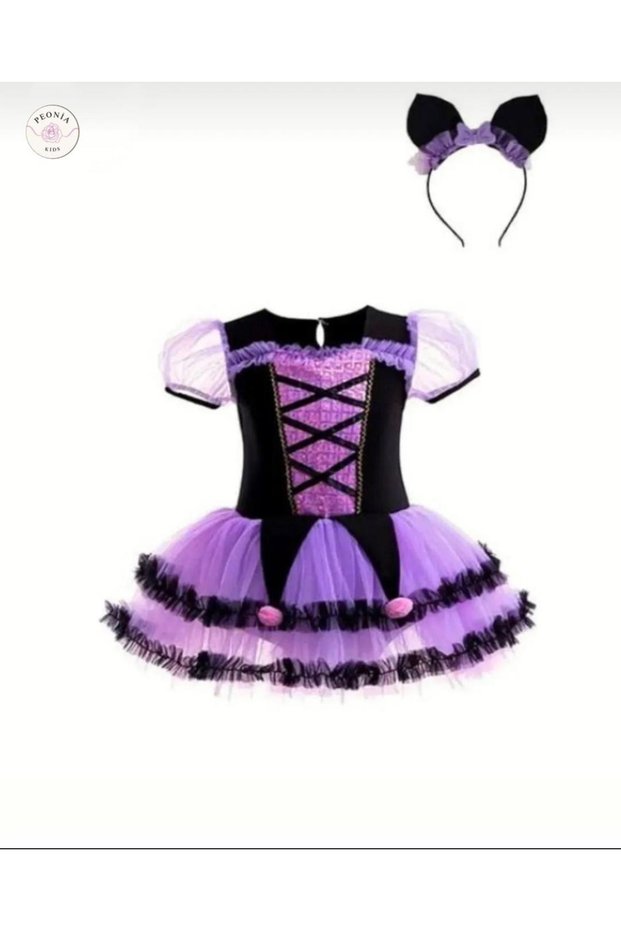 Kuromi Costume Square Collar,Witch Costume Ball Costume Kuromi Cosplay