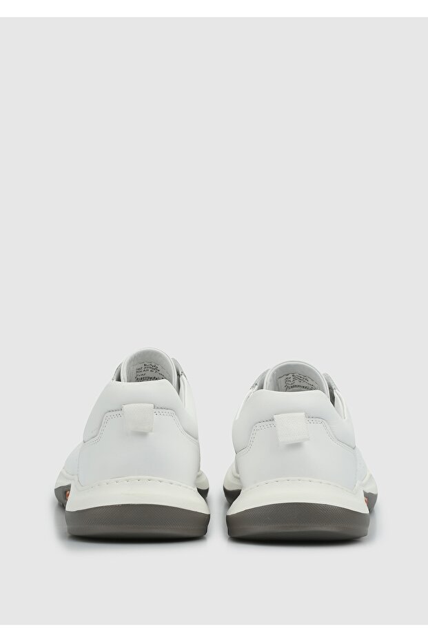 Beyaz Deri Erkek Sneaker - 4