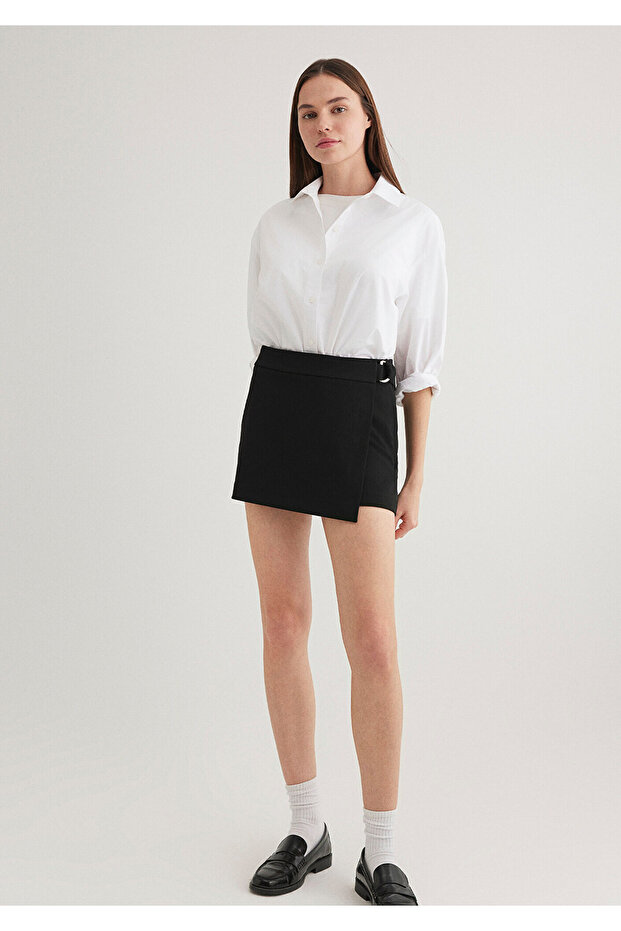 Siyah Şort Etek 1410179-900 - 1