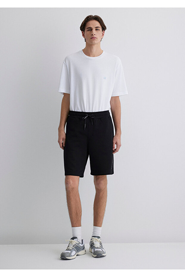 Pro Siyah Örme Şort 066441-900 - 3